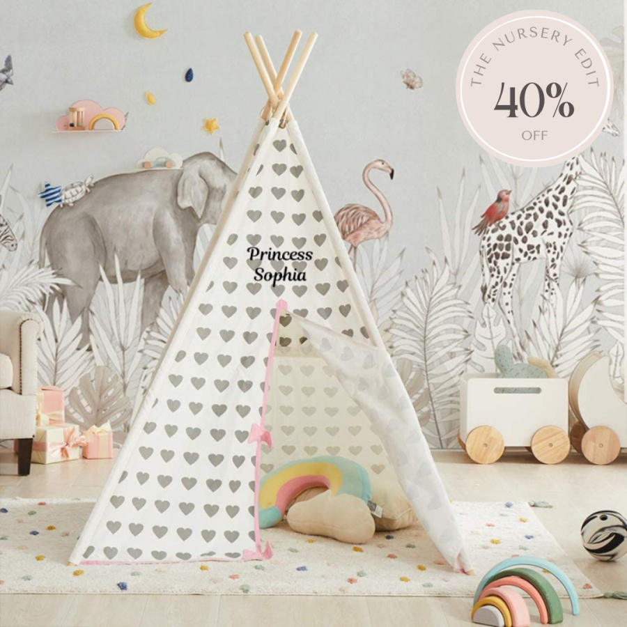 Under the Stars Teepee - Sweetheart (Discount applied at checkout)
